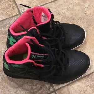 High tops under armour basketball shoes